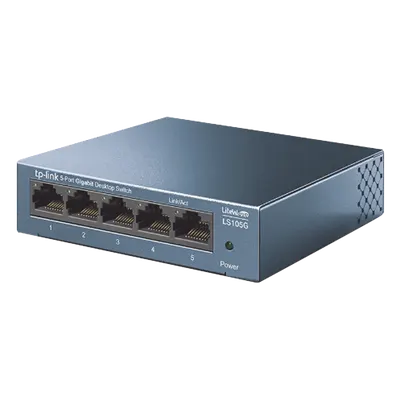 Switch de escritorio TP-Link LS105G con 5 puertos Gigabit