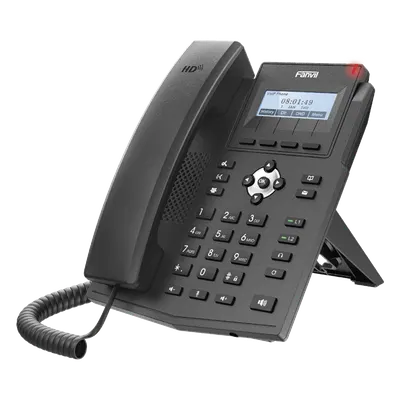 Teléfono IP Empresarial / 2 Líneas SIP / Pantalla LCD 2.28" 128x48 / Audio HD Opus / Puertos Gigabit / PoE 802.3af / Conferencia 3 Vías / EHS Jabra