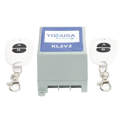 Control remoto YONUSA KL2V2 de 2 canales para cerco eléctrico