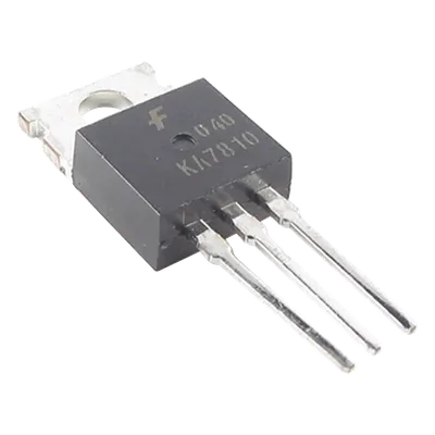 Regulador de Voltaje Lineal / Salida 10 V / 1 A / Encapsulado TO-220 / Protección Térmica y Cortocircuito