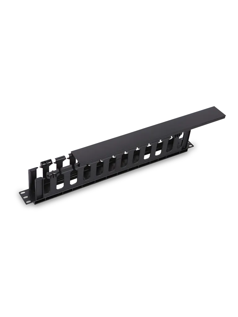 SAXXON J6068 - Organizador de cable horizontal para rack / Un lado / Plastico / 1U