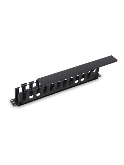 SAXXON J6068 - Organizador de cable horizontal para rack / Un lado / Plastico / 1U
