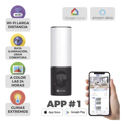 Cámara IP para exterior EZVIZ CS-LC3 de 4 MP con luz ajustable