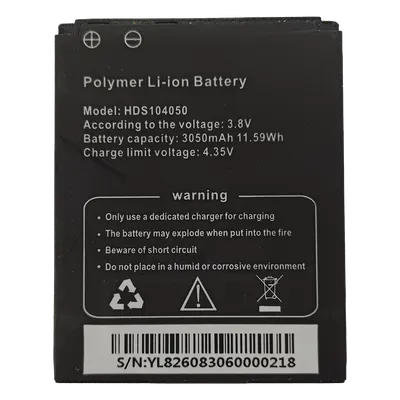 Batería EPCOM XMRR3BATTERY de 3050 mAh para bodycam XMR-R3