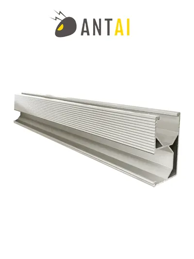 Riel para montaje solar ANTAI SOLAR de aluminio anodizado, 2400 mm