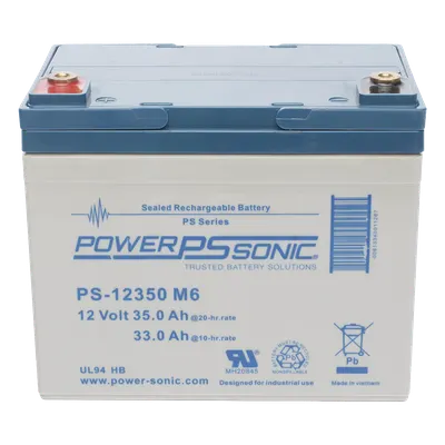 Batería de Respaldo AGM/VRLA / 12V 35Ah / Terminales M6 / Vida Útil 5 Años / Certificación UL