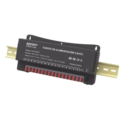 Fuente de poder EPCOM POWERLINE NV-1615-DC para 16 cámaras