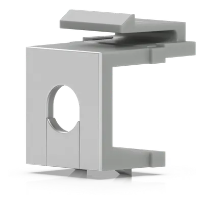 Inserto keystone pasante UBIQUITI UACC-KEYSTONE-BLANK-INSERT-TH de 12 piezas