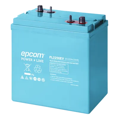 Batería AGM de ciclo profundo EPCOM POWERLINE PL2256EV de 6 V