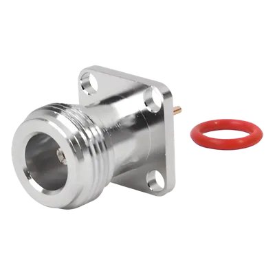 Conector N hembra RF Industries RFN-1021-5 para montaje en panel