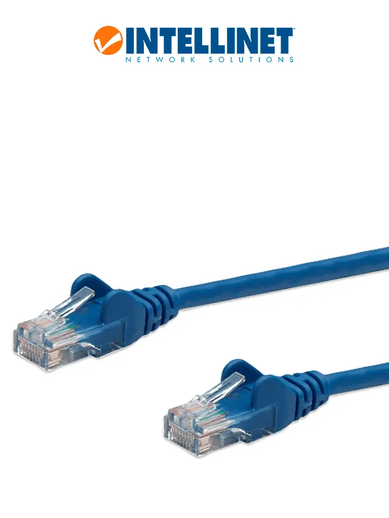 Cable patch INTELLINET 342575 Cat 6 UTP azul de 1 metro