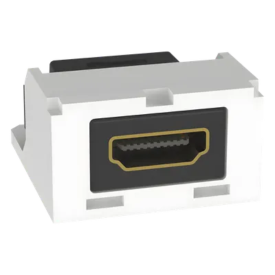 Módulo Acoplador HDMI / HDMI 2.0 / Categoría 2 / Mini-Com / 1 Espacio / 0.72' Altura