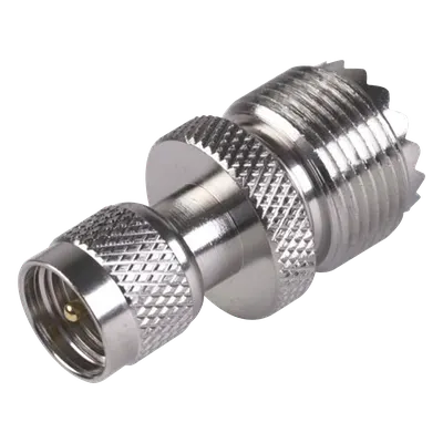 Adaptador coaxial RF Industries RFU-621 Mini UHF macho a UHF hembra