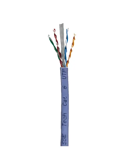 Cable UTP Cat 6 SBE TECH SBE-UTPC6UCERT-GY-NP, 305 metros