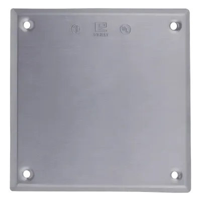 Tapa ciega cuadrada RAWELT TC-04-18 de aluminio con tornillos
