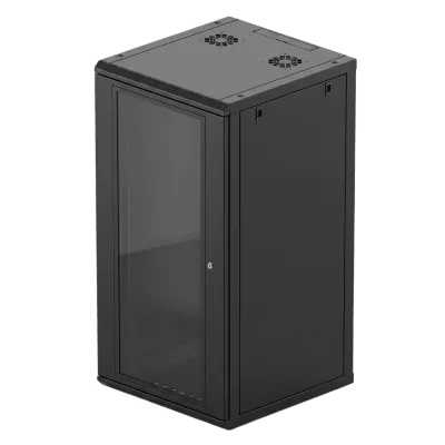 Gabinete de pared LINKEDPRO SR-19-24-GN3G de 24U y 100 kg