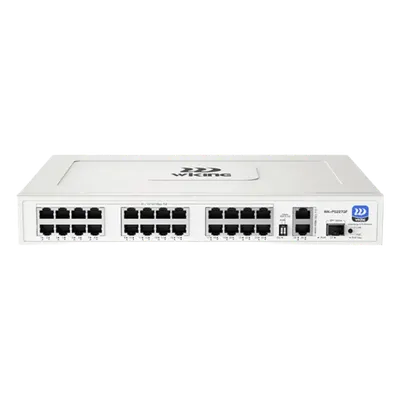 Switch PoE WI-TEK WK-PS227GF de 24 puertos con uplinks Gigabit