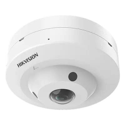 Cámara fisheye Hikvision DS-2CE52K0T-LPS con vista 180° y resolución 3K