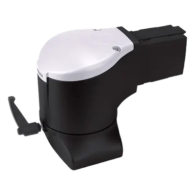Acoplamiento de Codo con Brida para Montaje de Gabinete HMI / Rotación 300° / Capacidad 180 lb (81.6 kg) / Aluminio Negro Jet / 3.3 ft (1 m) Alcance / NEMA Type 12 e IP65