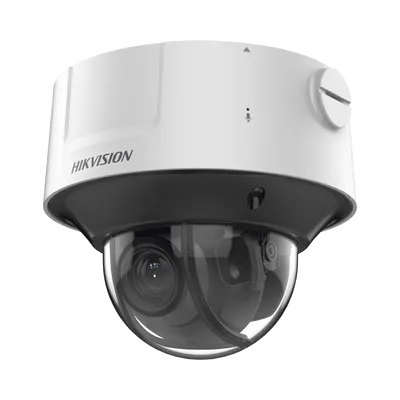 Domo IP 4 Megapixel / Lente Mot. 2.8 a 12 mm / Conteo de Personas / WDR 140 dB / 30 mts IR EXIR / DARKFIGHTER / Exterior IP67 / IK10 / Detección Facial / Búsqueda por Atributos / microSD