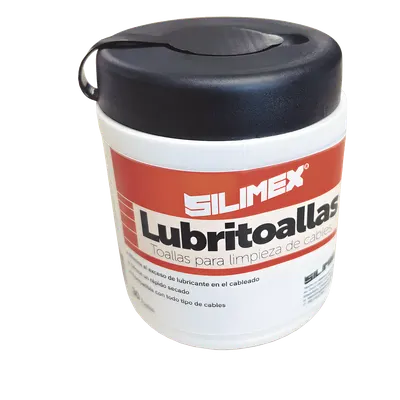 Toallitas para limpieza de cables SILIMEX LUBRITOALLAS30, 30 piezas