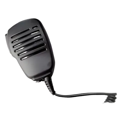 Micrófono-Bocina / Ultradiscreto / Entrada 3.5 mm para Audífono / Cable Kevlar 40 kg / PTT Táctil / Clip Rotativo