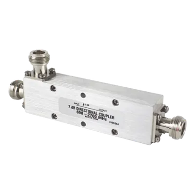 Acoplador direccional / 20 dB / 694-2700 MHz / 50 W / Conectores N hembra / Diseño microstrip