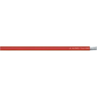 Cable de Alimentación para Amplificadores / Calibre 4 AWG Real / Longitud 100 pies (30.5 m) / Cobre OFC / 1,862 Filamentos / Conductores Estañados Resistentes a la Corrosión / Cubierta PVC Suave y Flexible / Color Rojo Translúc