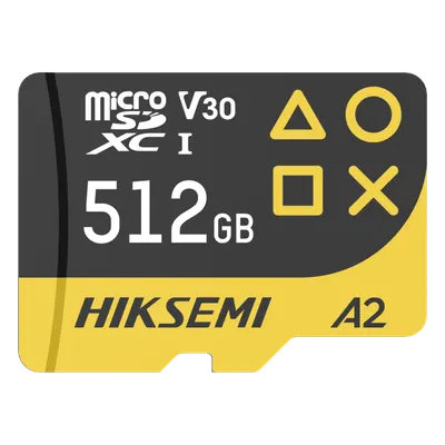 Memoria microSDXC / 512 GB / Lectura 200 MB/s / Escritura 150 MB/s / V30 U3 A2 / Gaming / NAND TLC