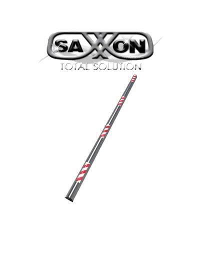 SAXXON SAX60B Brazo de aluminio de 6 metros / Reflejantes en color rojo / Para barrera manual EH60L / Sobre Pedido