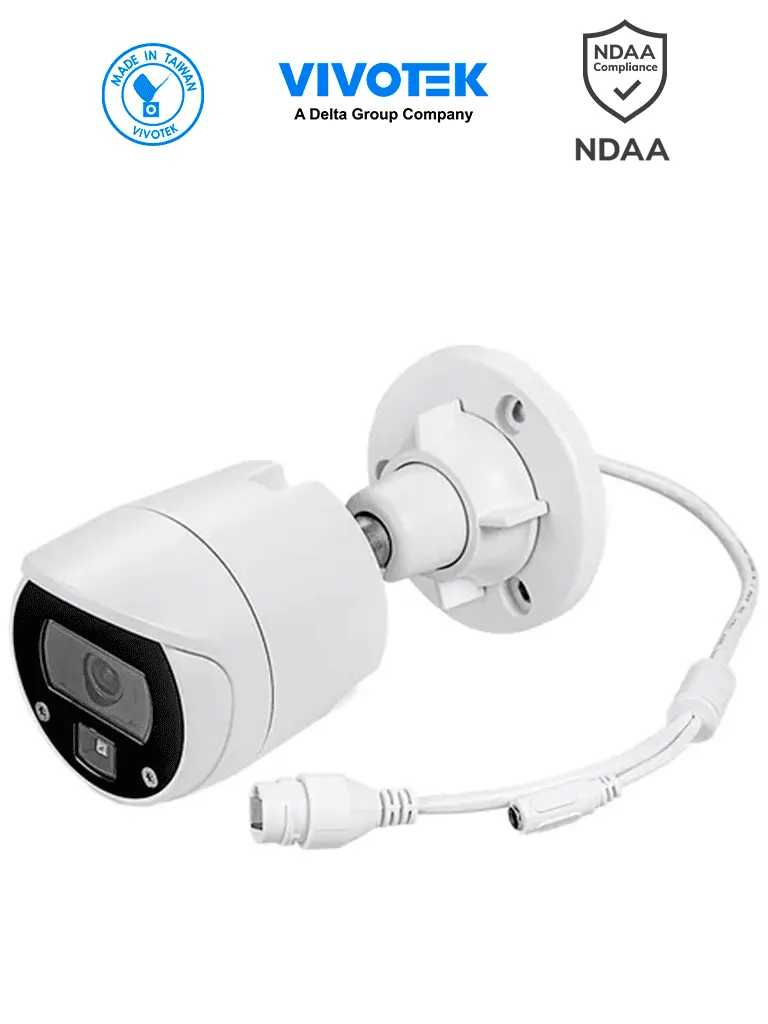 Cámara IP bullet VIVOTEK IB9369 de 2 MP con visión nocturna Smart IR