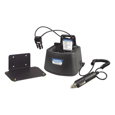 Cargador vehicular / 6 posiciones / Ni-MH Ni-Cd Li-Ion / 100-240 VCA a VCC / Radios HYT TC508/518/580