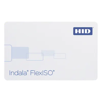 Tarjeta de proximidad / 125 kHz / 5.4 x 8.6 x 0.076 mm / 26 bits / Acabado glossy blanco