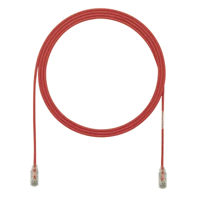 Cable de Parcheo UTP / Cat6 / 28AWG Diámetro Reducido / 3.66 m (12 ft) / LSZH / RJ45 Chapado Oro