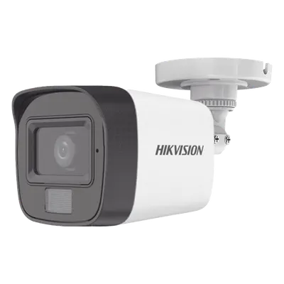 Cámara bala Hikvision DS-2CE16D0T-LFS de 2 MP con audio integrado