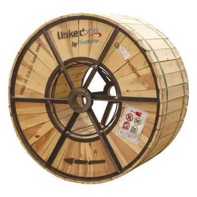 Cable de fibra óptica ADSS LINKEDPRO 24 hilos G.652D para exterior