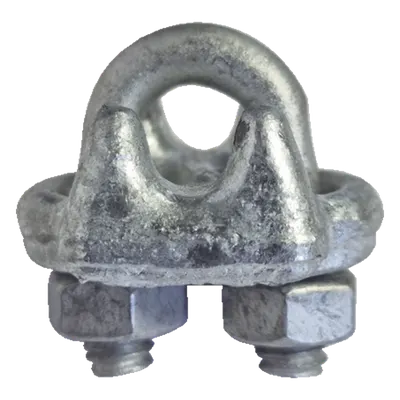 Nudo de Perro Abrazadera / Acero Forjado / Cable 3/8" / Galvanizado por Inmersión / Torque 55 N·m / Torre y Mástil
