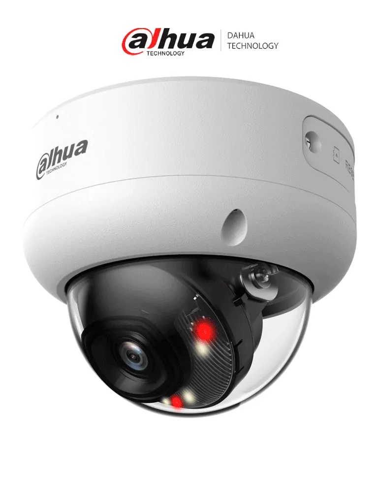 Cámara domo IP Dahua DH-IPC-HDBW3449E-AS-IL de 4 MP con WizSense