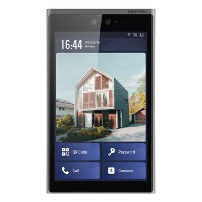 Frente de calle IP Hikvision DS-KD9633-WBE6 con pantalla táctil de 10.1 pulgadas