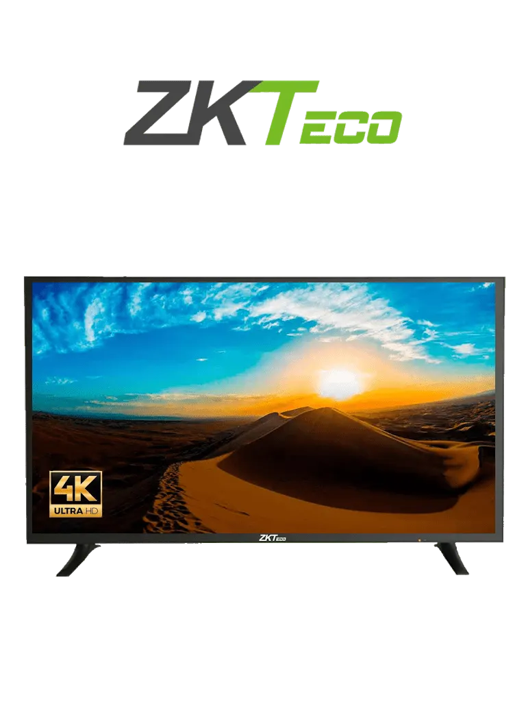 Monitor UHD ZKTECO ZD43-4K de 43 pulgadas con resolución 4K