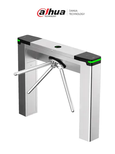 DAHUA DHI-ASGG120T - Torniquete Bidireccional 1 Millón de Ciclos, Pase 20 - 30 Personas por Minuto, Acero Inoxidable 304, Indicadores LED, Exterior Protegido, Compatible con Controles de Acceso.