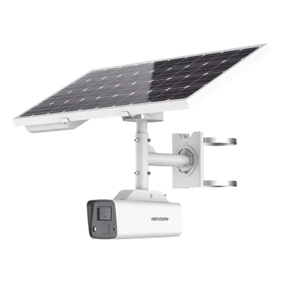 Cámara Bala IP / 4 Megapixel / ColorVu 0.0005 Lux / Luz Blanca 30 m (98.4 ft) / 4G LTE / Panel Solar con Batería 23.2Ah / IP67