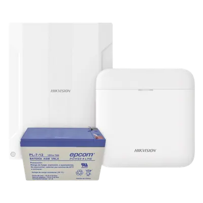 Kit de alarma Hikvision DS-PWA48K/EXP con 48 zonas inalámbricas
