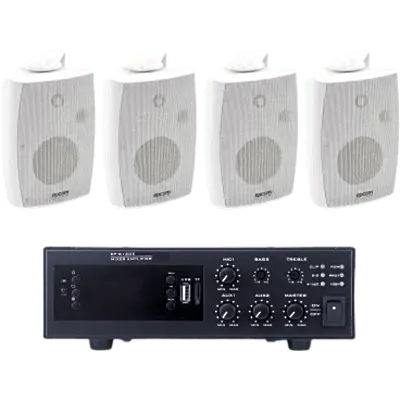 Kit de sonido EPCOM PROAUDIO EPB120E/4WSW de 120 W con 4 altavoces