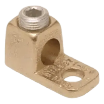 Terminal de cobre HUBBELL BURNDY KA4C para cables de 14 a 4 AWG