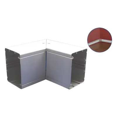 Esquinero interior de aluminio / Canaleta INKA100 / 0.397 kg / -20°C a 120°C / Anodizado natural