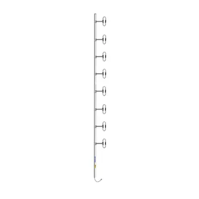 Antena Base / 8 Dipolos / 370-430 MHz / 10.5 dBd / 300 W / DIN 7-16 Hembra / 20 ft / Tilt 0-10°