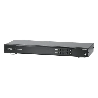 Conmutador Matricial HDMI / 4x4 / 4K UHD y DCI / 10.2 Gbps / RS-232 e IR / 5m entrada 16ft salida