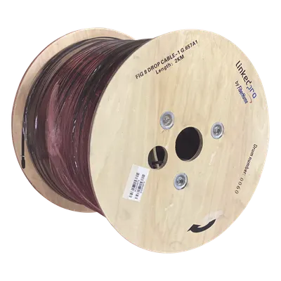 Cable de fibra óptica aérea LINKEDPRO IC-FIG8A1-1C/2KM, 2 km
