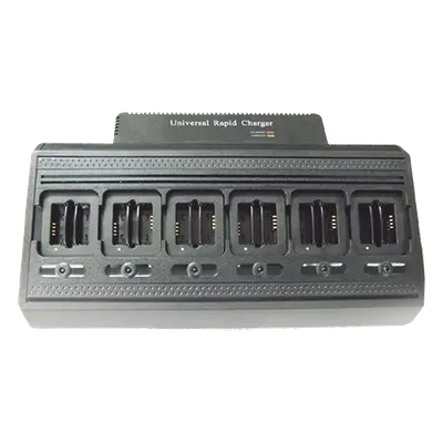 Cargador de Baterías / 12 Puertos Simultáneos / NiMH / LCD Individual / USB Auxiliar / Protección Inteligente